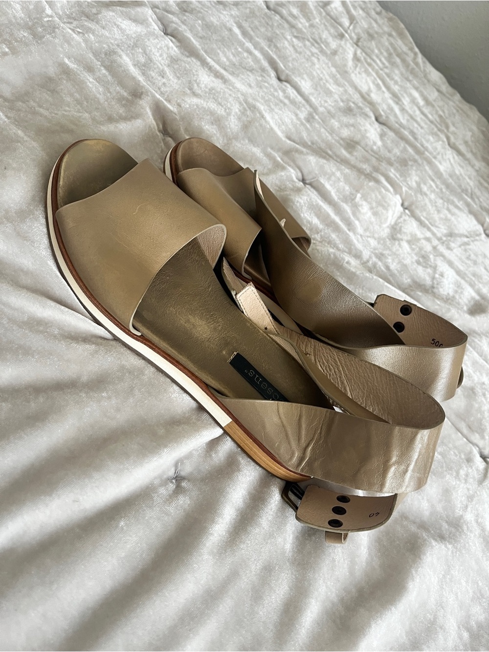 Neosens Women’s Taupe Slide Sandals - Comfortable Everyday Style